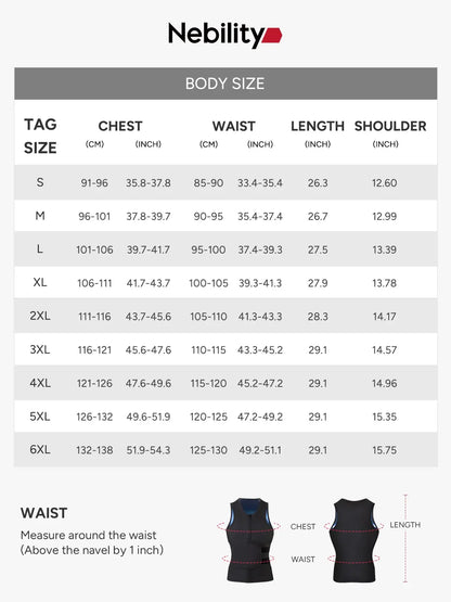 Sauna Sports Vest Suit Top